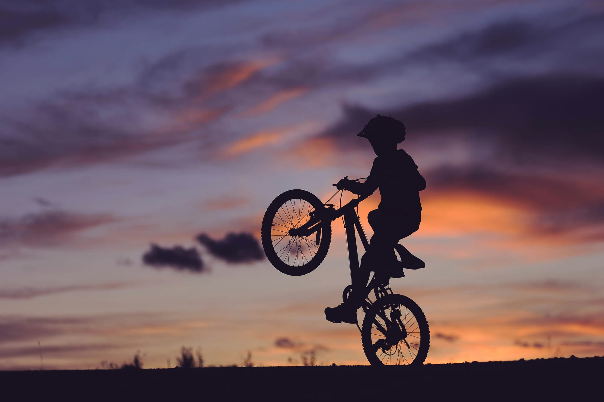 Over oude gewoontes en leren fietsen...