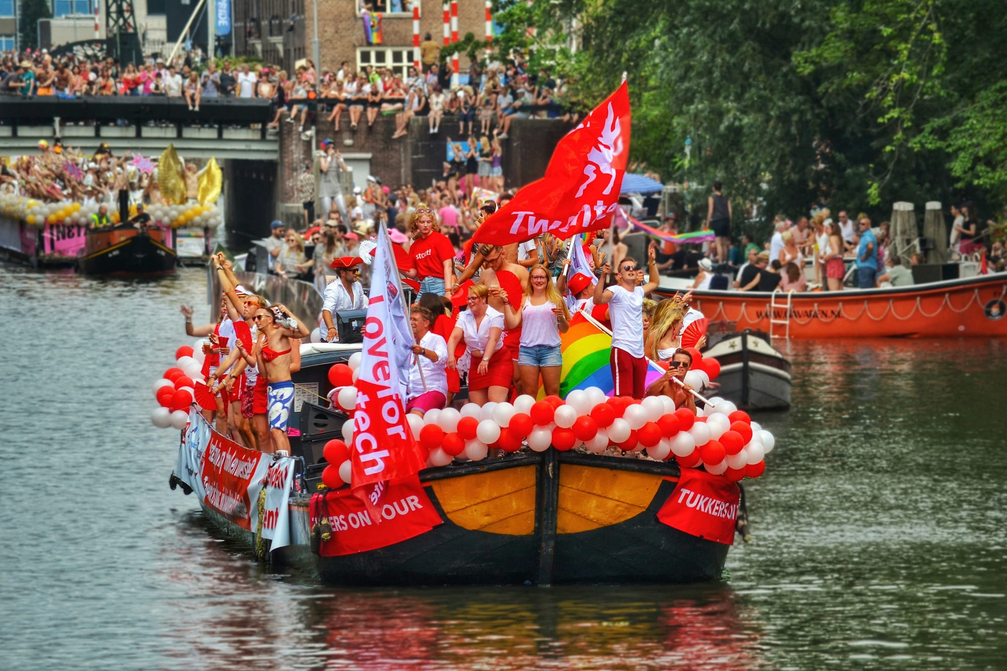 Geluk is de ballon van een ander